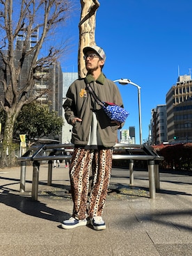 「ALDIES（アールディーズ）のアイテム（ジャケット/アウター）」を使った、りょうさん（メンズ・171cm）の冬コーディネート