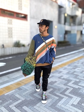 「ALDIES（アールディーズ）のアイテム（ジャケット/アウター）」を使った、りょうさん（メンズ・171cm）の冬コーディネート