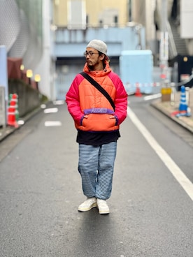 「ALDIES（アールディーズ）のアイテム（その他アウター）」を使った、りょうさん（メンズ・171cm）の冬コーディネート