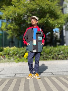 「ALDIES（アールディーズ）のアイテム（ブルゾン）」を使った、りょうさん（メンズ・171cm）の秋コーディネート