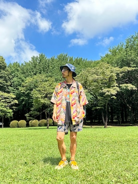 「本日のコーデ」｜りょうさん（メンズ・171cm）の夏コーディネート