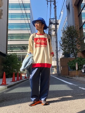 「ALDIES（アールディーズ）のアイテム（ジャケット/アウター）」を使った、りょうさん（メンズ・171cm）の秋コーディネート