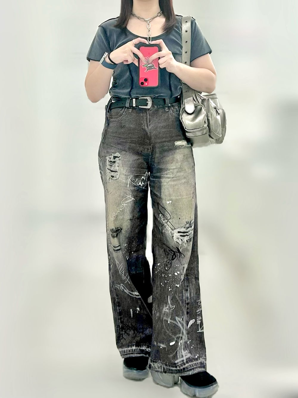 Denim Print Pants/デニムプリントパンツ【MAISON SPECIAL/メゾン