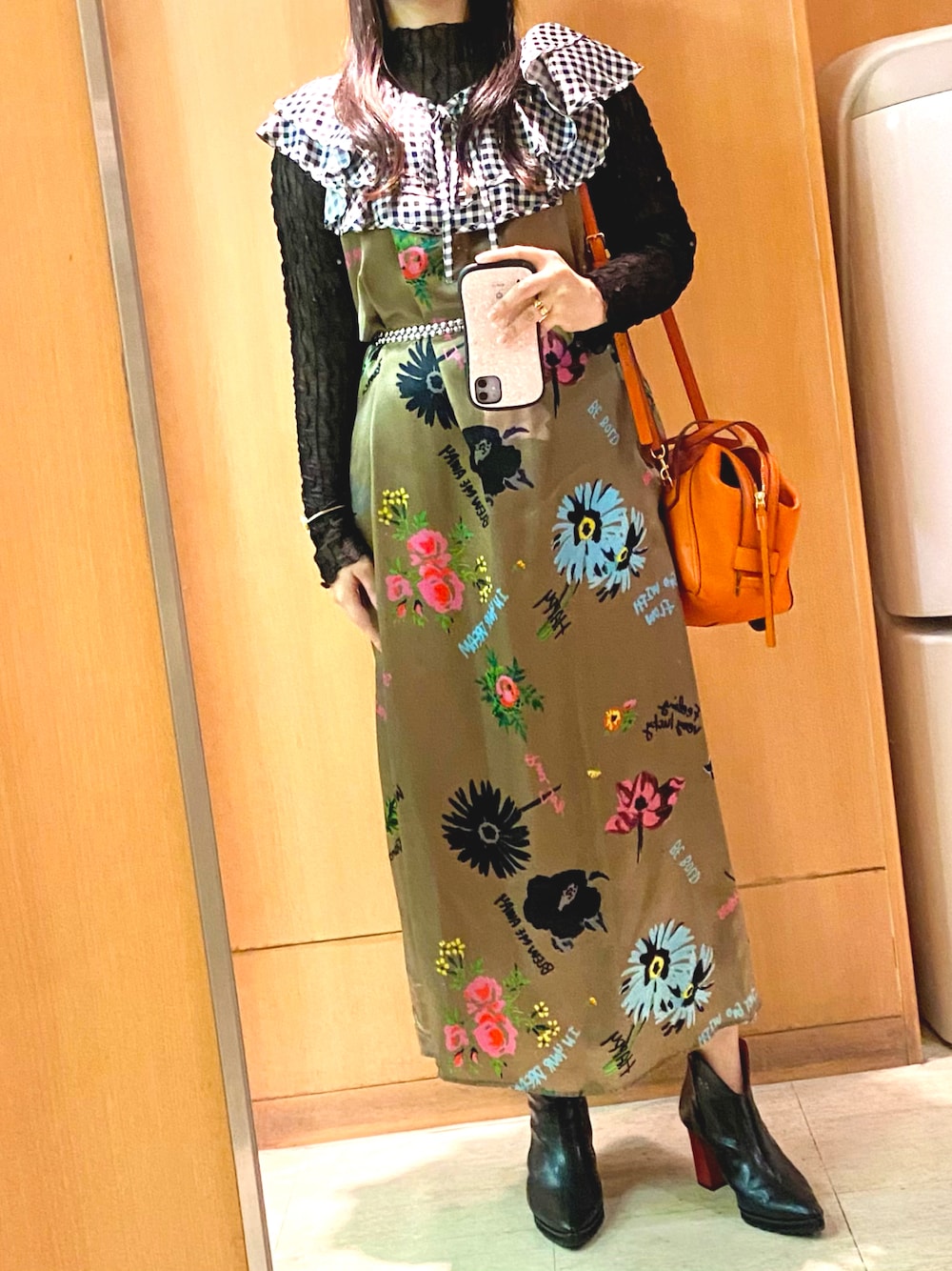 極美品⭐︎NOMA t.d.×Ray BEAMS 別注 ラッフルドレス ワンピース Ray BEAMS（レイビームス）の「NOMA t.d. × Ray BEAMS / 別注