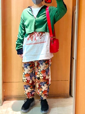 「grounds（グラウンズ）のアイテム」を使った、Natsuさん（骨格ストレート・レディース・155cm）の冬コーディネート