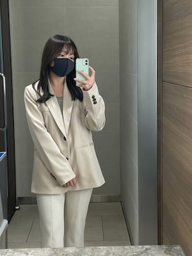 「ENVYLOOK（エンビールック）のアイテム（ジャケット/アウター）」を使った、ゆゆさん（レディース・148cm）の夏コーディネート