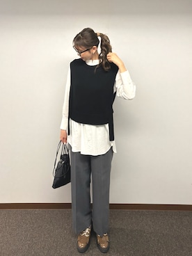 「ODETTE E ODILE（オデットエオディール）のアイテム」を使った、RACHIさん（レディース・164cm）の春コーディネート