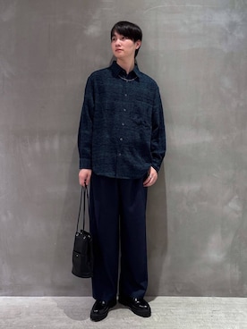 「アイテム（ハンドバッグ）」を使った、NAOさん（メンズ・175cm）の秋コーディネート