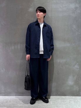「アイテム（ハンドバッグ）」を使った、NAOさん（メンズ・175cm）の秋コーディネート