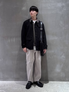 「LAKOLE（ラコレ）のアイテム」を使った、NAOさん（メンズ・175cm）の秋コーディネート