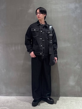 「LAKOLE（ラコレ）のアイテム（スウェット）」を使った、NAOさん（メンズ・175cm）の冬コーディネート