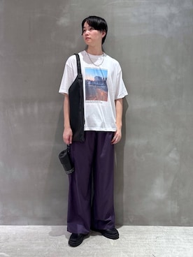 「LAKOLE（ラコレ）の[MENS]ボリュームステンレスチェーンネックレス / 118137（ネックレス）」を使った、NAOさん（メンズ・175cm）の夏コーディネート