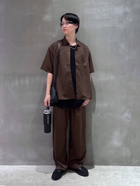 「LAKOLE（ラコレ）の[MENS]ボリュームステンレスチェーンネックレス / 118137（ネックレス）」を使った、NAOさん（メンズ・175cm）の夏コーディネート