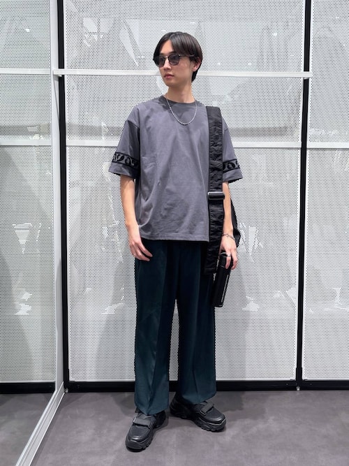 袖フロッキープリントT / 113363