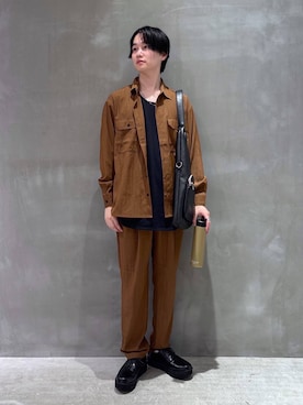 「アイテム（水筒）」を使った、NAOさん（メンズ・175cm）の夏コーディネート