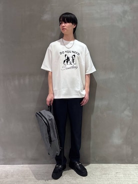 「LAKOLE（ラコレ）のアイテム（アクセサリー）」を使った、NAOさん（メンズ・175cm）の春コーディネート