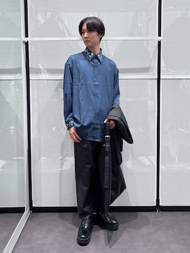 「LAKOLE（ラコレ）のアイテム（テーラードジャケット）」を使った、NAOさん（メンズ・175cm）の春コーディネート