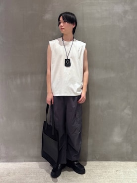 「LAKOLE（ラコレ）のアイテム（アクセサリー）」を使った、NAOさん（メンズ・175cm）の春コーディネート