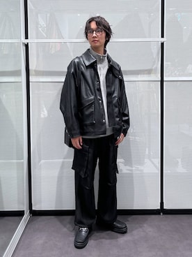 「LAKOLE（ラコレ）のアイテム（その他トップス）」を使った、NAOさん（メンズ・175cm）の冬コーディネート