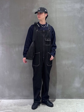 「LAKOLE（ラコレ）のアイテム（ニット/セーター）」を使った、NAOさん（メンズ・175cm）の冬コーディネート