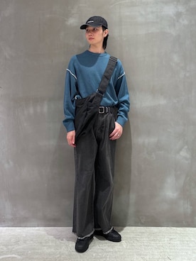 「リング」｜「アイテム（キャップ）」を使った、NAOさん（メンズ・175cm）の秋コーディネート