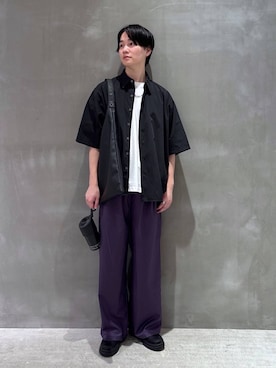 「LAKOLE（ラコレ）の[MENS]ボリュームステンレスチェーンネックレス / 118137（ネックレス）」を使った、NAOさん（メンズ・175cm）の夏コーディネート