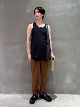 「アイテム（水筒）」を使った、NAOさん（メンズ・175cm）の夏コーディネート