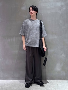 「アイテム（アウトドアグッズ）」を使った、NAOさん（メンズ・175cm）の夏コーディネート