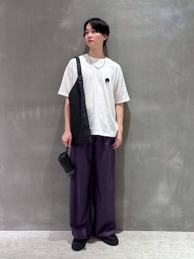 「LAKOLE（ラコレ）の[MENS]ボリュームステンレスチェーンネックレス / 118137（ネックレス）」を使った、NAOさん（メンズ・175cm）の夏コーディネート
