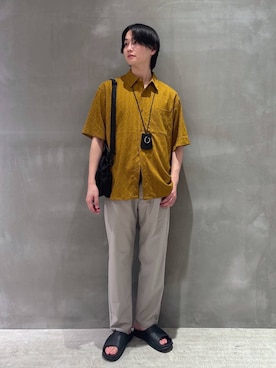 「LAKOLE（ラコレ）のアイテム（アクセサリー）」を使った、NAOさん（メンズ・175cm）の春コーディネート