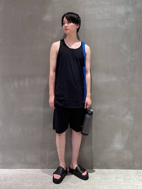 「LAKOLE（ラコレ）の[MENS]ボリュームステンレスチェーンネックレス / 118137（ネックレス）」を使った、NAOさん（メンズ・175cm）の夏コーディネート