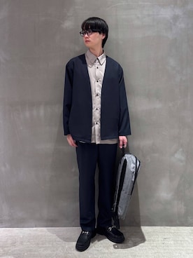 「アイテム（サングラス）」を使った、NAOさん（メンズ・175cm）の春コーディネート