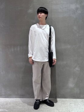 「LAKOLE（ラコレ）のアイテム」を使った、NAOさん（メンズ・175cm）の秋コーディネート