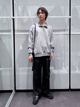 「LAKOLE（ラコレ）のアイテム（その他トップス）」を使った、NAOさん（メンズ・175cm）の冬コーディネート