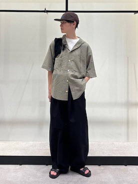 「GLOBAL WORK（グローバルワーク）のアイテム」を使った、NAOさん（メンズ・175cm）の夏コーディネート
