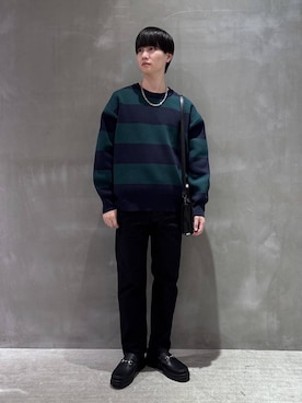 「LAKOLE（ラコレ）のアイテム」を使った、NAOさん（メンズ・175cm）の秋コーディネート