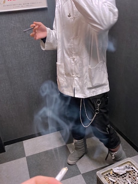 「Decorative（デコラティブ）のアイテム」を使った、結凪さん（レディース・166cm）の冬コーディネート