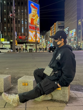 「FR2（エフアールツー）のアイテム」を使った、ゆうきさん（メンズ・162cm）の秋コーディネート