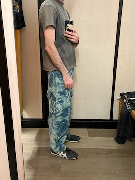 「GALLERY DEPT（ギャラリーデプト）のアイテム」を使った、chrisさん（メンズ・165cm）の春コーディネート