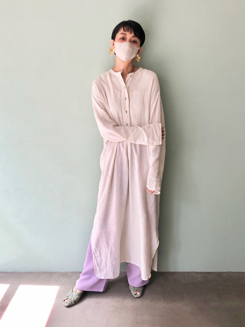 TODAYFUL（トゥデイフル）の「シルクステッチドレス（ワンピース