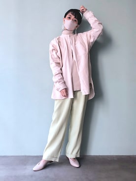 「アイテム（パンプス）」を使った、Rieko  さん（レディース・161cm）の春コーディネート