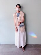 TODAYFUL（トゥデイフル）の「リネンワイドサロペット（サロペット