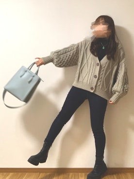 「Amijed」｜monoさん（レディース・156cm）の冬コーディネート