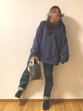「新年一発目」｜「アイテム（アクセサリー）」を使った、monoさん（レディース・156cm）の冬コーディネート