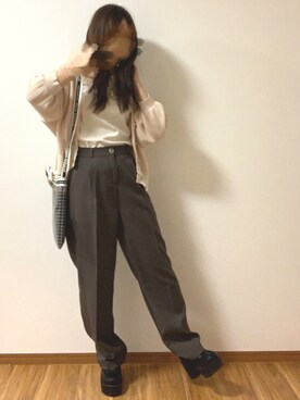 「Amijed」｜monoさん（レディース・156cm）の秋コーディネート