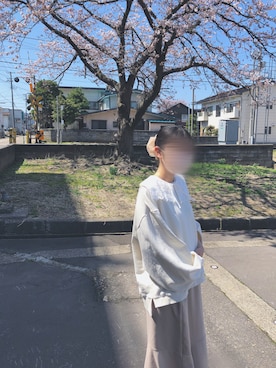 「WC（ダブル シー）のアイテム（ヘアアクセサリー）」を使った、chimlさん（レディース・150cm）の春コーディネート