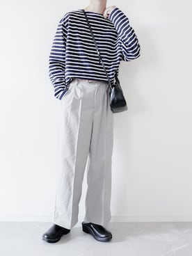 「ジーユー」｜ぼーんさん（メンズ・178cm）の春コーディネート