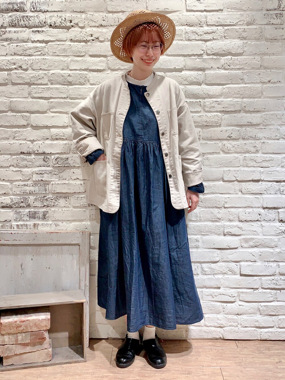 enセレクト デニムカバーオール インディゴ | セレクトショップen