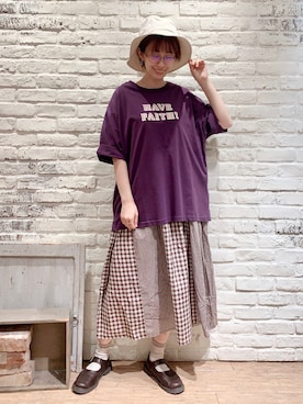 なかごう まいさん（レディース・162cm）の夏コーディネート