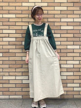 なかごう まいさん（レディース・162cm）の秋コーディネート